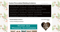 Desktop Screenshot of custom-personalized-wedding-invitations.com