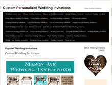 Tablet Screenshot of custom-personalized-wedding-invitations.com